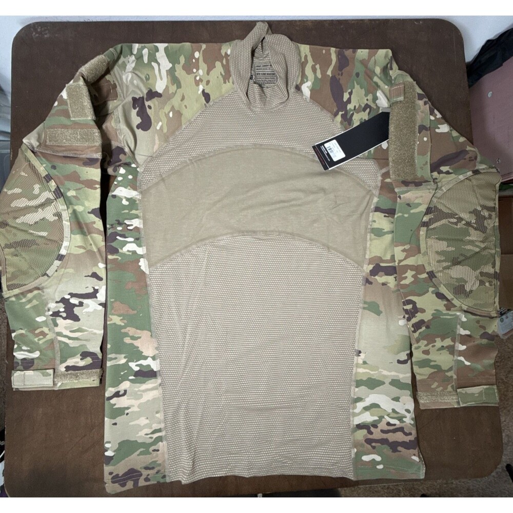 NWT Massif Army Combat Shirt Flame Resistant FR Team Soldier Certified Sz XL USA
